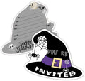 Haizct 15 Pack Halloween Hat Shaped Fill-In Invitations,Fall,Halloween,Monster,Costume Partyor Thanksgiving Party Invitation Cards with Envelopes For Kids or Adults Birthday(YXK049)