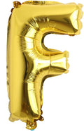 16" Alphabet Letter and Number Balloons Set Package, Aluminum Hanging Foil Film banner Mylar Balloon for Birthday Party Decoration Custom Word (A-Z, 0-9 Gold) (16 inch F Gold)