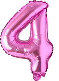 16" inch Single Rose Red Alphabet Letter number Balloons Aluminum Hanging Foil Film Balloon Wedding Birthday party decoration banner Air Mylar Balloons (16 inch Rose Red 4)