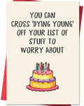 Funny birthday card|Witty Greeting for Men, Women, Parents, Siblings, and Friends |Happy Bday Card for husband wife and anyone