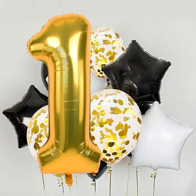 TONIFUL 40 Inch Large Gold Number 25 Balloons Giant Digital 25 or 52 Helium Foil Mylar Number Balloons for 2026 Graduation New Year Eve 25th or 52nd Birthday Party 25th or 52nd Anniversary
