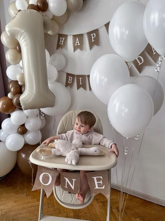 40 Inch Cream White Numbers 9 Balloon, Balloons Decorations for 9 19 90 Birthday Party, Engagement, Wedding, Graduations, Photo Shoot Supplies