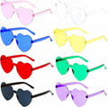Heart Glasses Heart Shape Sunglasses for Valentine Mardi Gras Summer Women's Party Favor