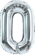 TONIFUL 40 Inch Large Silver Letter O Balloons Helium Balloons,Foil Mylar Big Letter Balloons for 2026 New Year Eve Graduation Wedding Baby Shower Birthday Party Anniversary Supplies Decorations