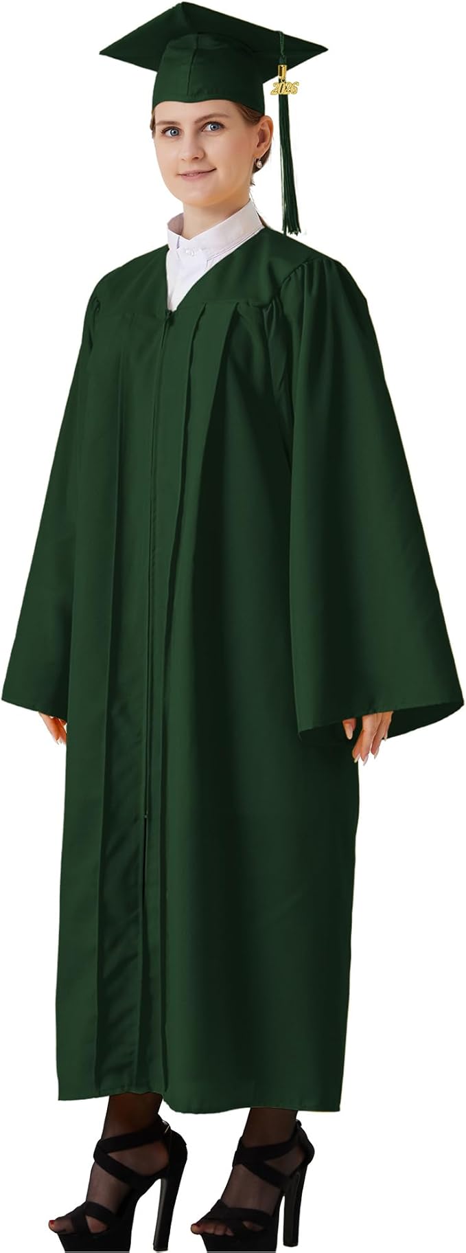 GraduatePro Matte Graduation Cap and Gown Class of 2026 Set Bulk with Tassel for High School & College 12 Colors