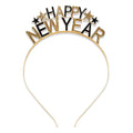Happy New Year Headbands for Women, New Year’s Eve Hat Star Hairbands New Year Party Supplies Holiday Gifts