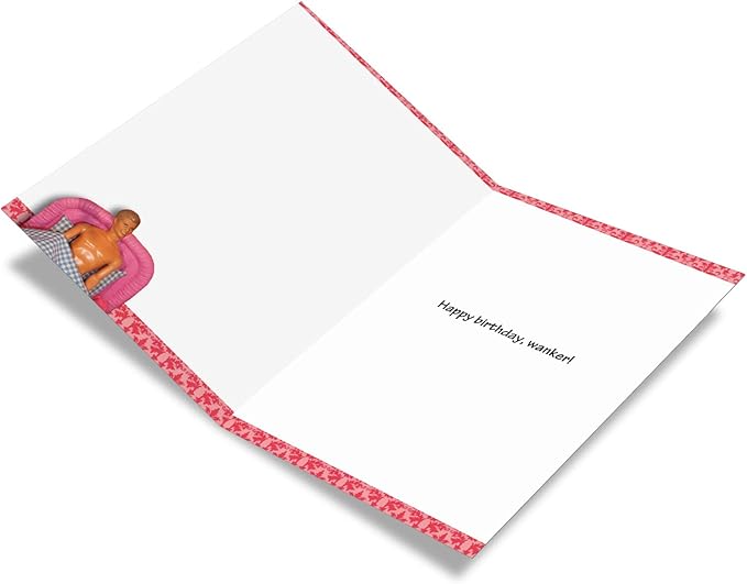 NobleWorks -1 Funny Birthday Card - Inappropriate Grown-Up Humor, Hilarious Birthdays (Buyer Discretion Advised) - Wanker 3601
