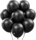 AFTERLOON® Biodegradable Balloons Pearlized Onyx Black 12 Inch 100 Pack, Pearlescent Thickened Extra Strong Latex Helium Float, for Baby Shower Gender Reveal Garland Wedding Birthday Party Decorations