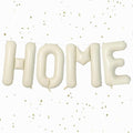 Cream HOME Balloons,40 Inch Welcome HOME Letter Balloon Beige for Housewarming Homecoming Party Decorations