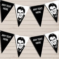 Elvis Presley White Black Personalized Birthday Party Bunting - Hanging Party Decoration - Birthday Party Banner Garland | Decorative Party Supplies