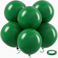 18 Inch Emerald Green Large Balloons - 35Pcs Thick Hunter Green Balloons Big Round Dark Green Latex Party Balloons for Birthday Anniversary Baby Shower Gender Reveal Themed Party Decorations
