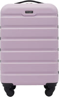 Wrangler 22" Hardside Spinner Carry-On Luggage, Lilac