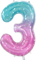 Number 3 Balloon, Large number balloons 40 inch, 3rd Birthday Party Decorations Third Birthday Sign Decor