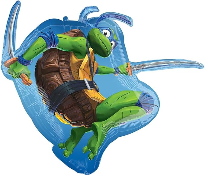 Anagram TMNT Birthday Party Supplies Pizza Foil Balloon Bouquet Decorations, BQ_4187