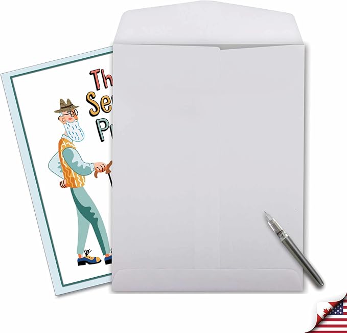 NobleWorks - Big Funny Birthday Greeting Card 8.5 x 11 Inch with Envelope (1 Pack) Large Jumbo Bday Man's Senility Prayer J9348BDG