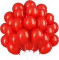 Red Balloons 60pcs 5inch Small Matte Red Balloon for Balloon Garland Arch 5'' Round Mini Red Latex Balloon for Kids Birthday Party Decoration DIY Bridal Shower Valentine's Day Wedding