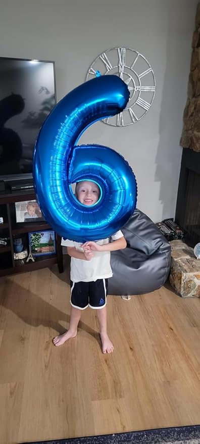 Dark Blue 2026 Balloons Number, Number 20 Balloons 40 Inch Big Foil Balloon Decoration, 2 0 2 6 Balloon Numbers for 2 20 22 26 60 Boy & Girl Birthday Party, Graduation, Anniversary