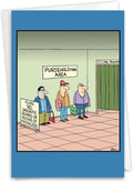 NobleWorks - 1 Funny Birthday Greeting Card w/ 5 x 7 Envelope For Men, Him - Bday Purse Holders C8709BDG