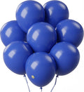 AFTERLOON® Biodegradable Balloons 100 pcs Sapphire Blue 10 Inch, Matte Color Thickened Extra Strong Latex Helium Float, for Baby Shower Gender Reveal Garland Arch Wedding Birthday Party Decorations