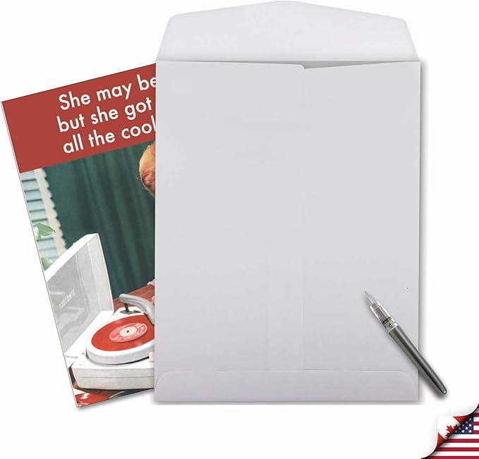 NobleWorks - 1 Large Happy Birthday Card (8.5 x 11 Inch) - Funny Cartoon Stationery for Celebrating Birthdays - See Cool Bands J4107