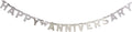 Beistle Foil Happy Anniversary Streamer, 4-1/4-Inch by 6-Feet