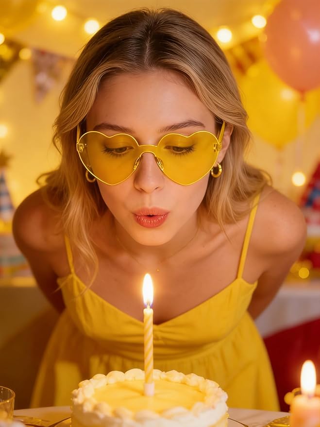 12/20Pcs Heart Shaped Sunglasses for Women, Party Favors Glasses for Wedding, Galentines, Valentines Decorations