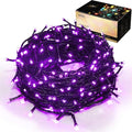 Christmas String Lights Purple - 25m/82ft 220 LEDs 8 Modes Memory Function End-to-End Extendable Plug in Waterproof Inside/Outside Fairy Tree Lights for Patio Home Indoor Outdoor Halloween Decorations