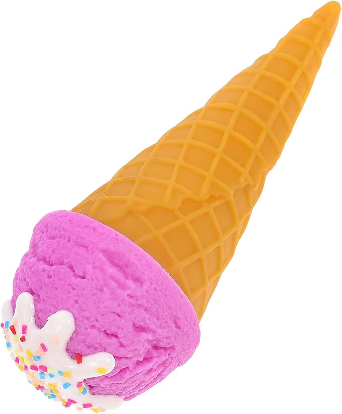 Artificial Ice Cream Cone, Realistic Simulation Ice Cream Toys with Multiple Flavors, Fake Dessert Model for Store Window Display, Photography Prop, Perfect for Cafes & Home Decor