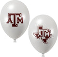 Texas A&M Aggies Balloons 10 Pack 11" Official Licensed Logos, Helium Quality Latex Balloons, Perfect for College Football Team Celebration, Decorated Front and Back by Westrick