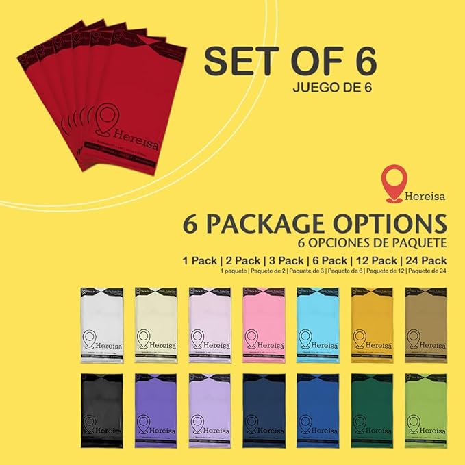 Red 6 Pack Plastic Table Cloth 54" x 108", Disposable Tablecloths Rectangle Table Cover, Plastic Table Cloths for Parties