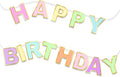 Macaron Happy Birthday Banner, Happy Birthday Decorations for Women Girls Kids, Happy Birthday Sign for Birthday Party Backdrop Decor