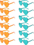 Heart Sunglasses 12/18/24 Pcs Heart Shaped Glasses for Women Cute Funny Party Glasses Party Favors Accessories