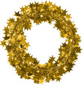 PMU 150 Ft Star Wire Shiny Garland Gold - Halloween, Christmas Party, Wedding, Birthday, Festive Home Decoration Ornament Gold (6pc-25Ft Each)