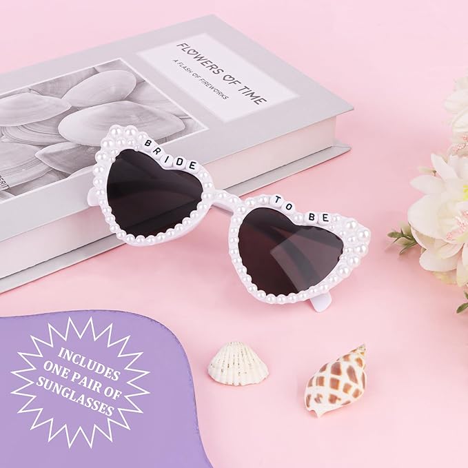 Bride Sunglasses Bride Sash and Veil for Bachelorette Party Decorations Bachelorette Party Accessories Favors White