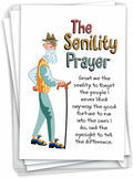 NobleWorks - Pack of 3 Hilarious Birthday Greeting Cards with Envelopes (1 Designs, 3 Each) - Man's Senility Prayer C9348BDG-C3x1