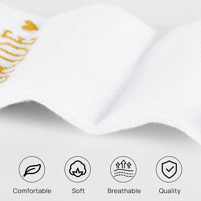 Etercycle Bride Socks For Women, Wedding Gifts Bride To Be Decorations, Soft Cotton Bridal Socks Engagement Gifts For Couples Bridal Shower Decorations Bachelorette Party Favor Honeymoon Essentials