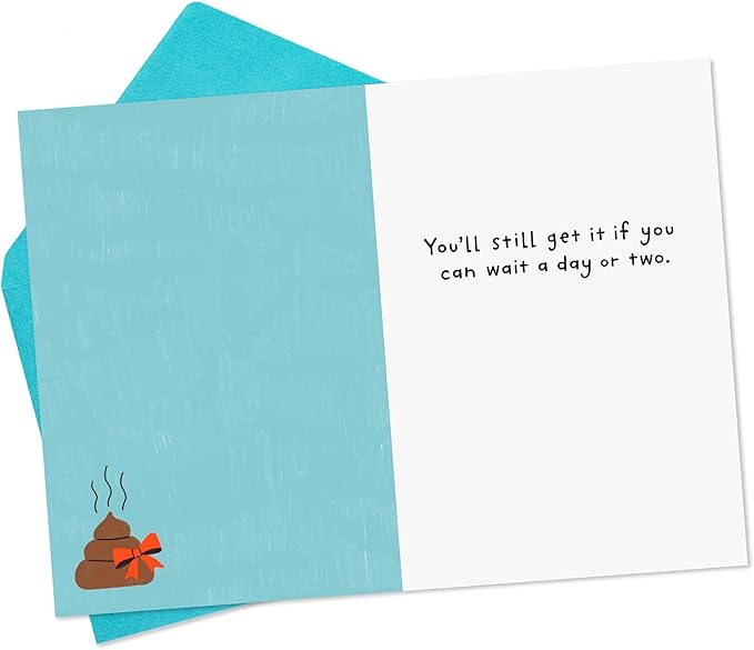Hallmark Shoebox Funny Birthday Card (My Dog Ate Your Present)