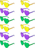Heart Sunglasses 12/18/24 Pcs Heart Shaped Glasses for Women Cute Funny Party Glasses Party Favors Accessories