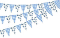 Jollyboom Blueberry Baby Shower Decorations, 3pcs Pennant Banner Triangle Garland Flags Paper Pre-Strung 8.3 x 5.9 inches for Baby Shower Birthday Party Blueberry Fruit Indoor Outdoor Party
