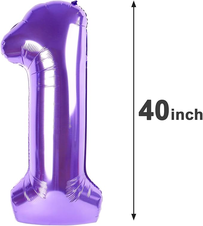 Purple Number 18 Balloon 40 Inch Birthday Decorations, Number 18 Balloon Birthday Party Decorations, Anniversary Decorations Graduations Party Supplies