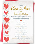 Son in Law Birthday Card, Funny Birthday Card for Him Men, Happy Birthday to A Best Son-in-Law