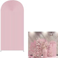 Pink Ripples Pattern Arch Backdrop Cover for Birthday Party Wedding Baby Shower Decorations Chiara Backdrops Arched Wall Frame Stands Covers Props GP-456 3ft * 6.5ft