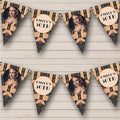 Pink Black Gatsby 20's Art Deco Vintage Photo Personalized Birthday Party Bunting - Hanging Party Decoration - Birthday Party Banner Garland | Decorative Party Supplies