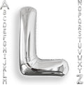 AULE 40 Inch Big Letter Balloon Silver L Large Foil Helium Alphabet Balloons A-Z for Birthday Anniversary Graduation New Year Party Decoration Supplies