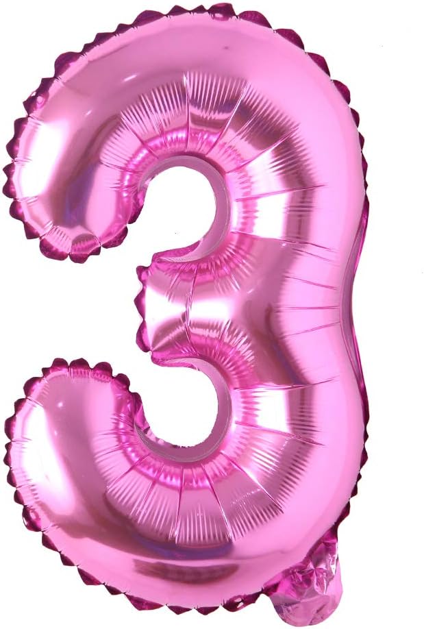 16" inch Single Rose Red Alphabet Letter number Balloons Aluminum Hanging Foil Film Balloon Wedding Birthday party decoration banner Air Mylar Balloons (16 inch Rose Red 3)