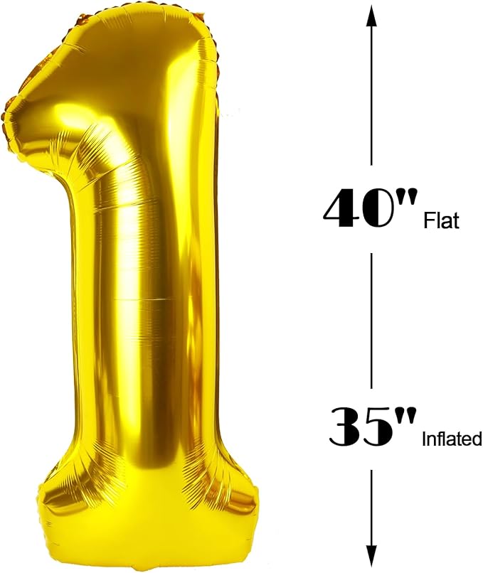 Large Gold 40 Inch Birthday Number 15 51 Balloon, 15th 51 Birthday Anniversary Celebration Decorations, Foil Mylar Helium Numbers 15 Balloons Girl Boy Party Supplies
