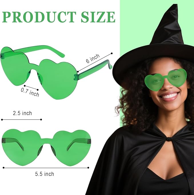 Heart Sunglasses 12/18/24 Pcs Heart Shaped Glasses for Women Cute Funny Party Glasses Party Favors Accessories