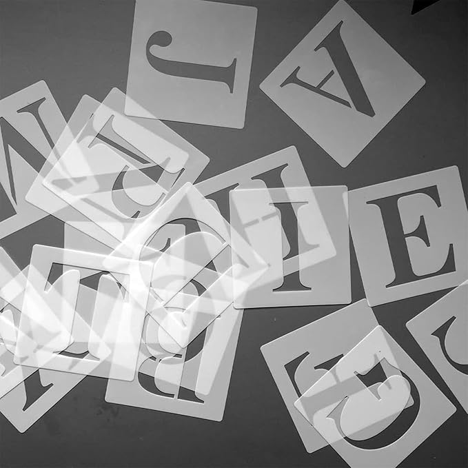 Custom Blue Banner kit, Custom Phrase Banner, Customize Your Party Banner Signs, Handwriting Banners Party Supplies Unique Decor With Letters A~Z and heart Stencil