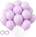 105pcs Pastel Purple Balloons 12inch Party Latex Balloons for Boys Girls Birthday Baby Shower Gender Reveal Wedding Sunflower Party Decorations