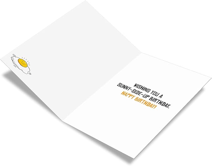 The Best Card Company - Hilarious Birthday Puns Notecard with Envelope, 5x7 Inch, Multicolored, No Batteries Required